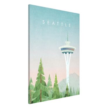 Lavagna magnetica - Poster di viaggio - Seattle