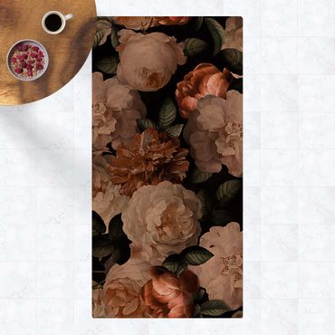 Tappetino di sughero - Rose rosse con rose bianche - Formato verticale 1:2