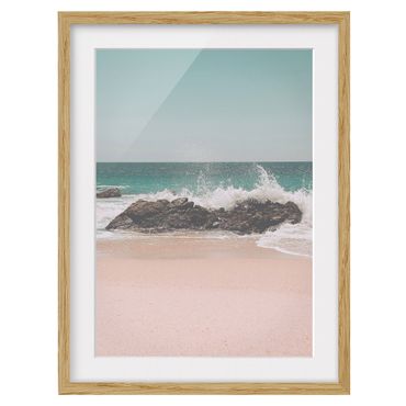 Poster con cornice - Spiaggia assolata in Messico