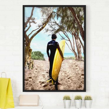 Poster con cornice - Fai surf con me