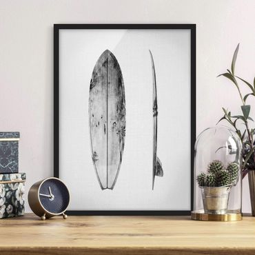 Poster con cornice - Tavola da surf