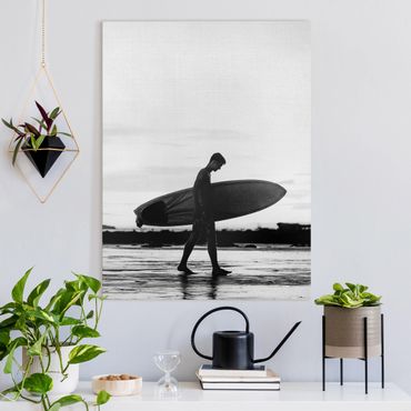 Stampa su tela - Surfista all'ombra - Formato verticale 3:4