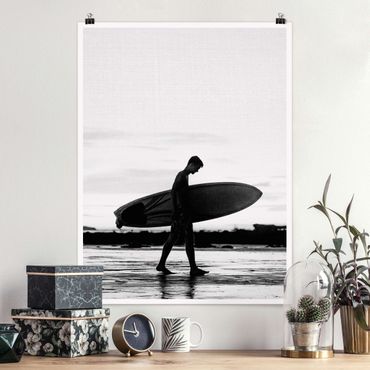 Poster riproduzione - Surfista all'ombra