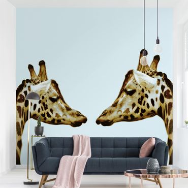 Carta da parati - Giraffes In Love