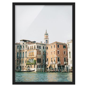 Poster con cornice - Vacanza a Venezia