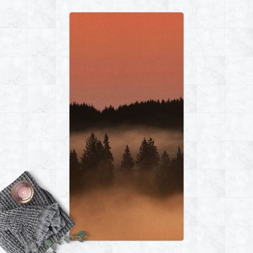 Tappetino di sughero - Foresta di nebbia sognante - Formato verticale 1:2