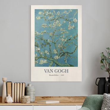 Stampa su tela - Vincent van Gogh - Ramo di mandorlo in fiore - Edizione museo - Formato verticale 2x3