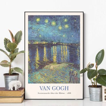 Quadro intercambiabile - Vincent van Gogh - Notte stellata - Edizione museo