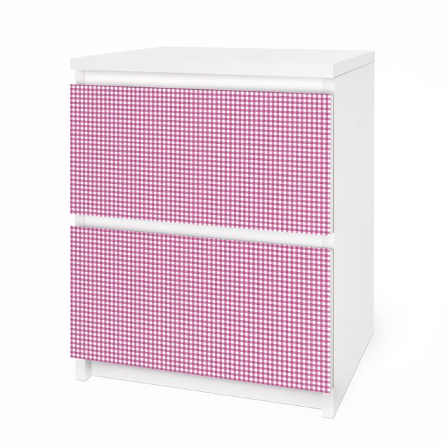 Carta adesiva per mobili IKEA - Malm Cassettiera 2xCassetti - Doll Blanket