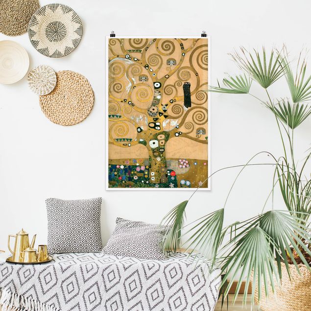 Poster - Gustav Klimt - Tree Of Life - Verticale 3:2