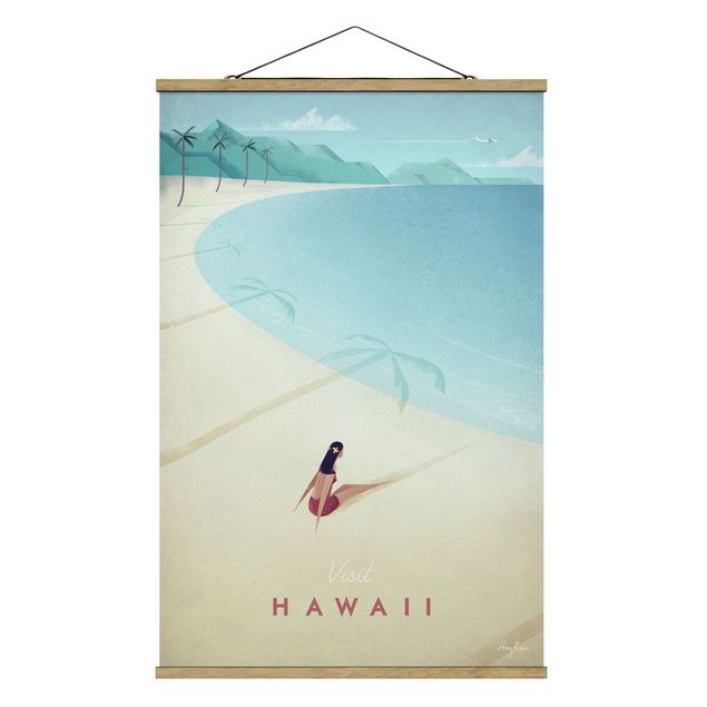 Foto su tessuto da parete con bastone - Poster Viaggi - Hawaii - Verticale 3:2