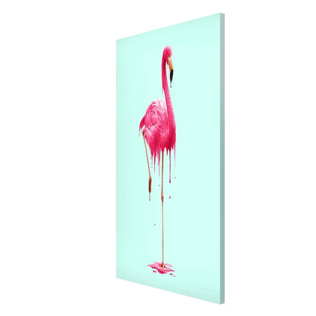 Lavagna magnetica - Melting Flamingo - Formato verticale 4:3