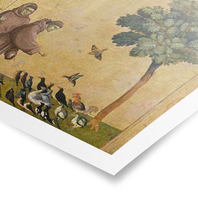 Poster - Giotto di Bondone - San Francesco - Quadrato 1:1