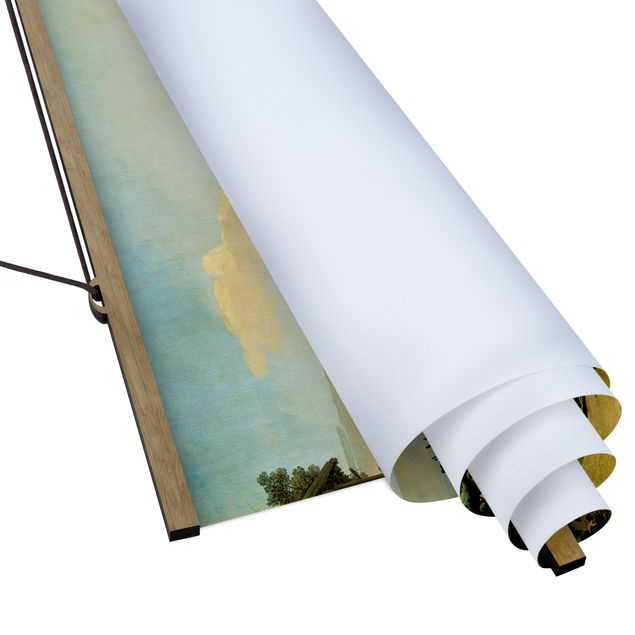 Quadro su tessuto con stecche per poster - Bernardo Bellotto - View Of Pirna - Orizzontale 1:2