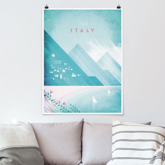 Poster illustrazioni Poster di viaggio - Italia