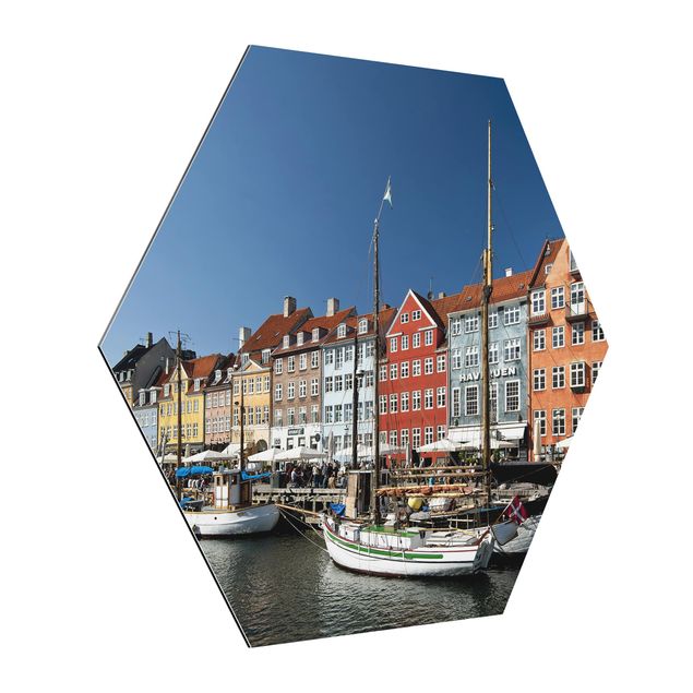 Esagono in Alluminio Dibond - Porto di Copenhagen