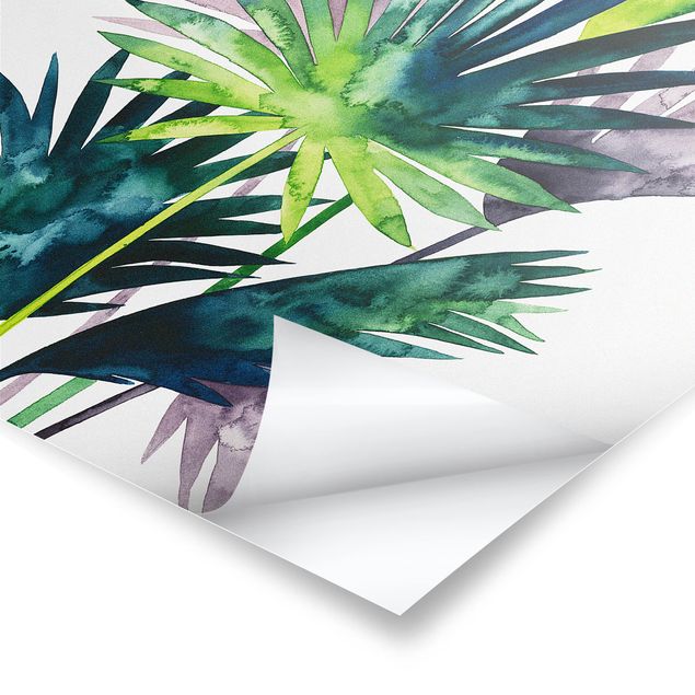 Poster - Exotic Foliage - Palma - Verticale 4:3