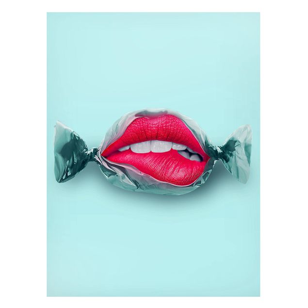 Lavagna magnetica - Candy Con Labbra - Formato verticale 4:3