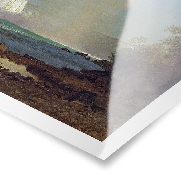 Poster - Albert Bierstadt - Cascate del Niagara - Orizzontale 3:4