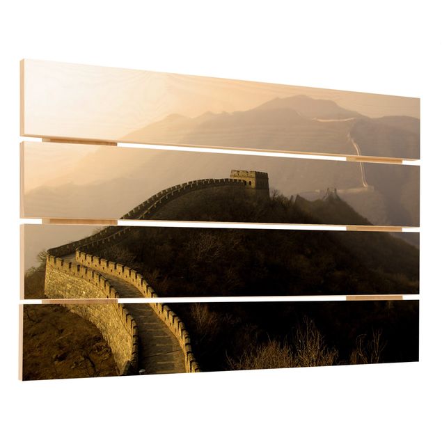 Stampa su legno - Sunrise Over The Wall cinese - Orizzontale 2:3