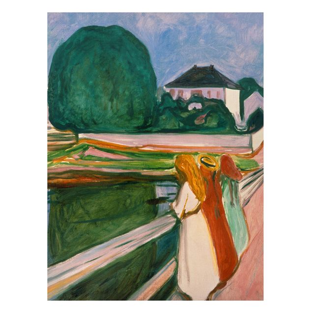 Lavagna magnetica - Edvard Munch - Notte Bianca - Formato verticale 4:3