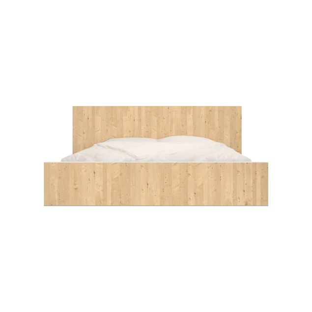 Carta adesiva per mobili IKEA - Malm Letto basso 140x200cm Apple Birch