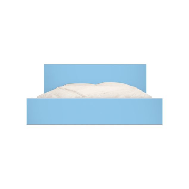 Carta adesiva per mobili IKEA - Malm Letto basso 140x200cm Colour Light Blue