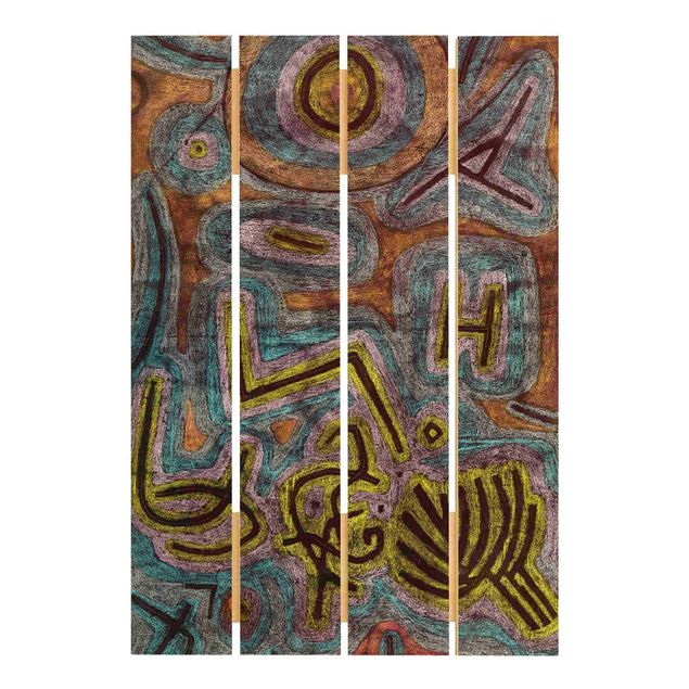 Stampa su legno - Paul Klee - Catharsis - Verticale 3:2