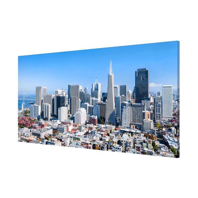 Lavagna magnetica - Skyline di San Francisco