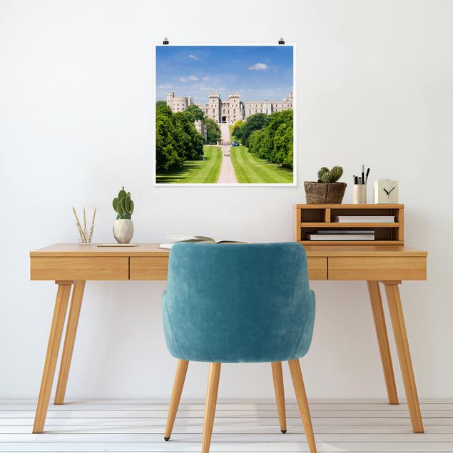 Poster - Castello di Windsor - Quadrato 1:1