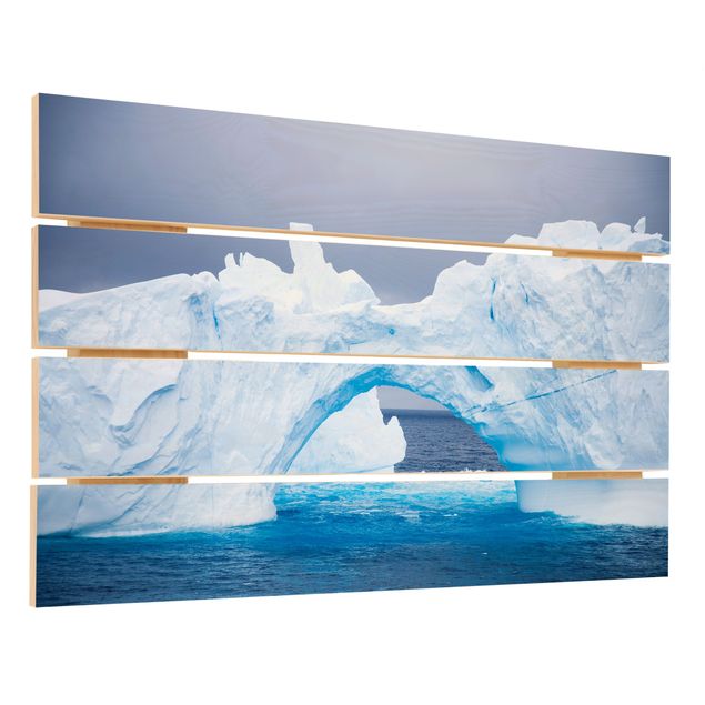 Stampa su legno - iceberg antartico - Orizzontale 2:3