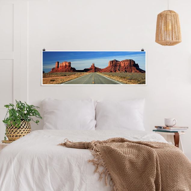 Poster - altopiano del Colorado - Panorama formato orizzontale