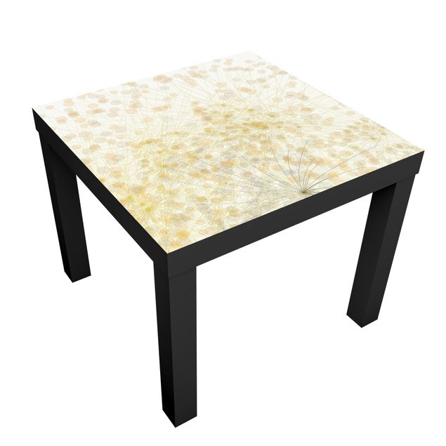 Carta adesiva per mobili IKEA - Lack Tavolino No.RY6 flowers rain