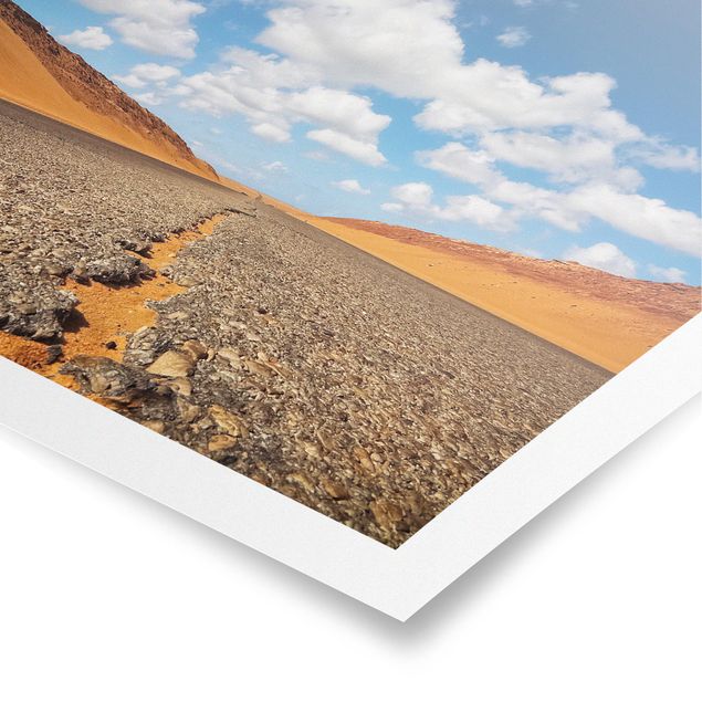 Poster - Desert Road - Quadrato 1:1
