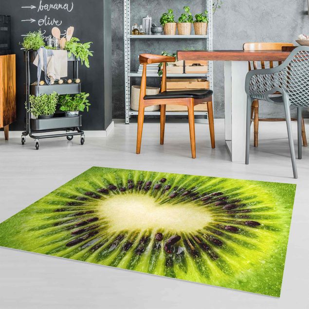 Tappeti moderni soggiorno Cuore di kiwi