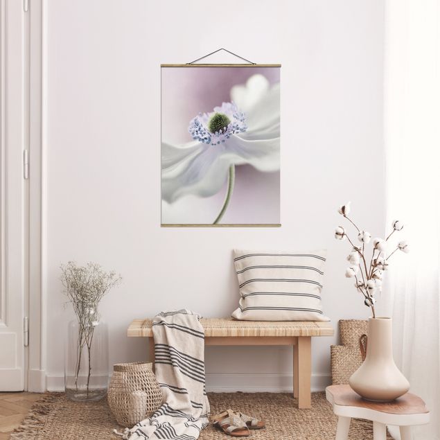 Foto su tessuto da parete con bastone - anemoni Breeze - Verticale 4:3