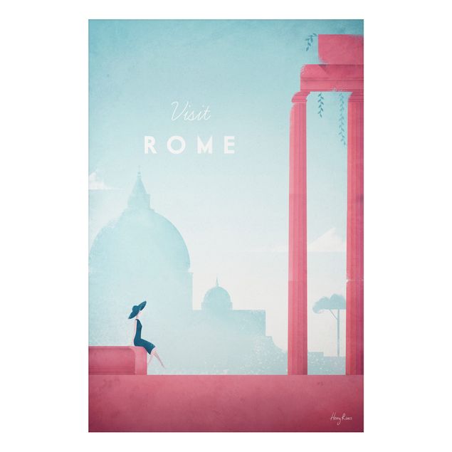 Stampa su alluminio - Poster Travel - Rome - Verticale 3:2