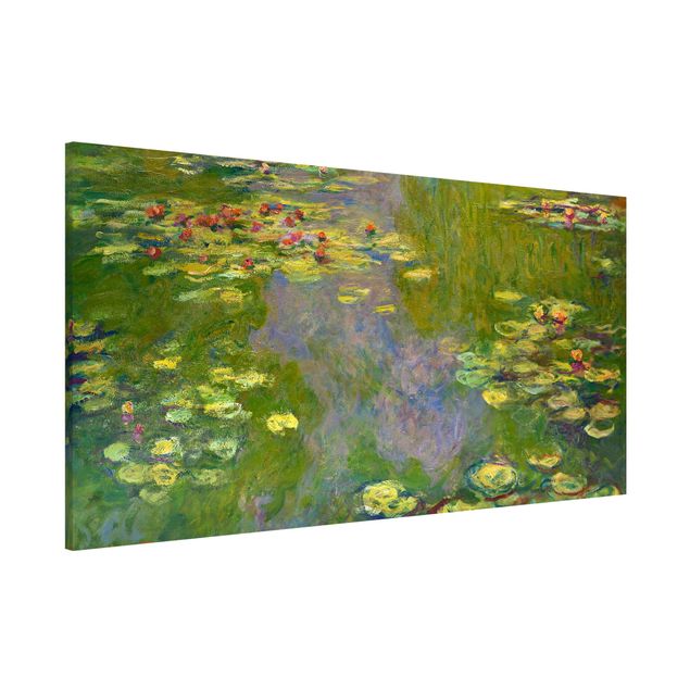 Lavagna magnetica per ufficio Claude Monet - Ninfee verdi
