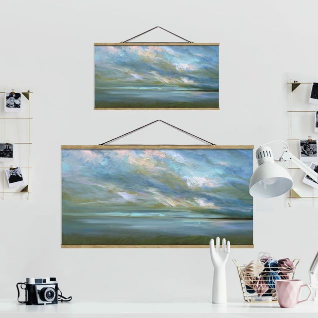 Foto su tessuto da parete con bastone - Costa Sky - Orizzontale 1:2