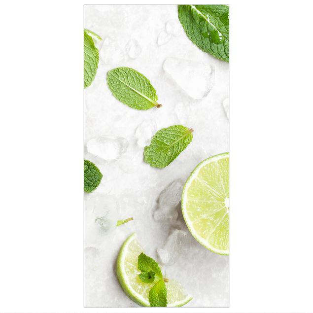 Tenda a pannello - Lime Mint On Ice - 250x120cm