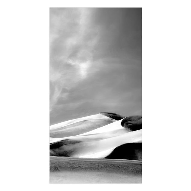 Rivestimento per doccia - Dune del Colorado in bianco e nero