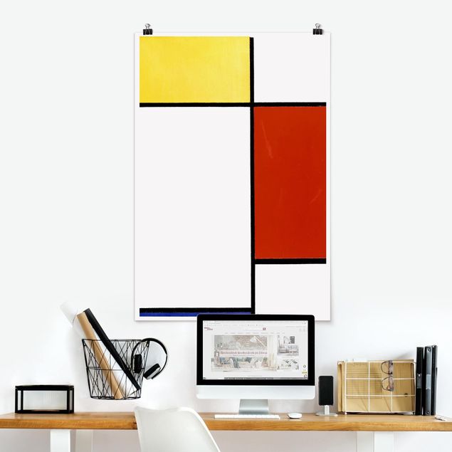 quadro astratto Piet Mondrian - Composizione I