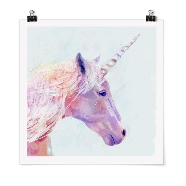 Poster cameretta bambini animali Unicorno Mistico I