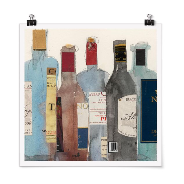 Poster - Wine & Spirits II - Quadrato 1:1