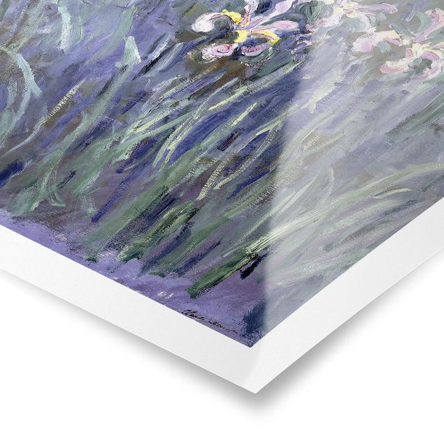 Poster - Claude Monet - Iris - Verticale 4:3