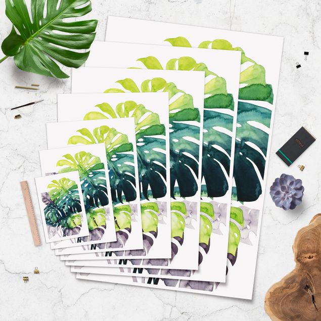 Poster - Exotic Foliage - Monstera - Verticale 3:2