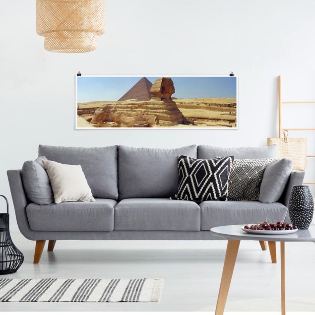 Poster - misteriosa Sfinge - Panorama formato orizzontale