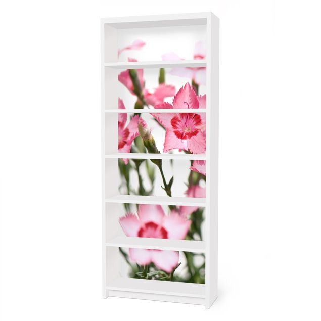 Carta adesiva per mobili IKEA - Billy Libreria - Pink Flowers
