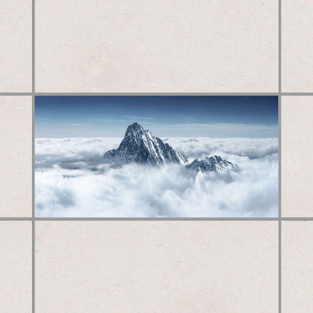 Adesivo per piastrelle - The Alps above the clouds 30cm x 60cm
