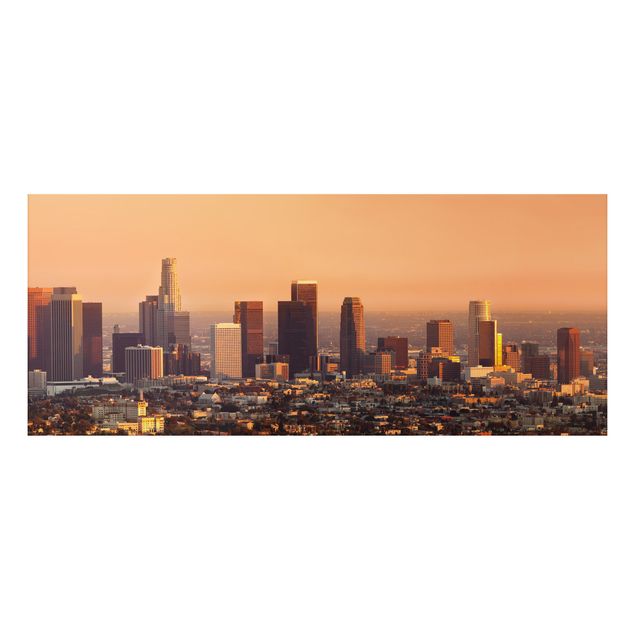 Quadro in alluminio - Skyline of Los Angeles